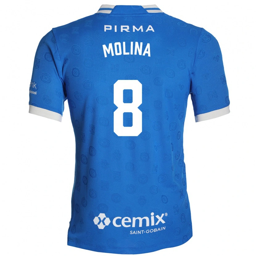 Danxen Kid Dalia Molina #8 Blue White Red Home Jersey 2026/27 T-Shirt