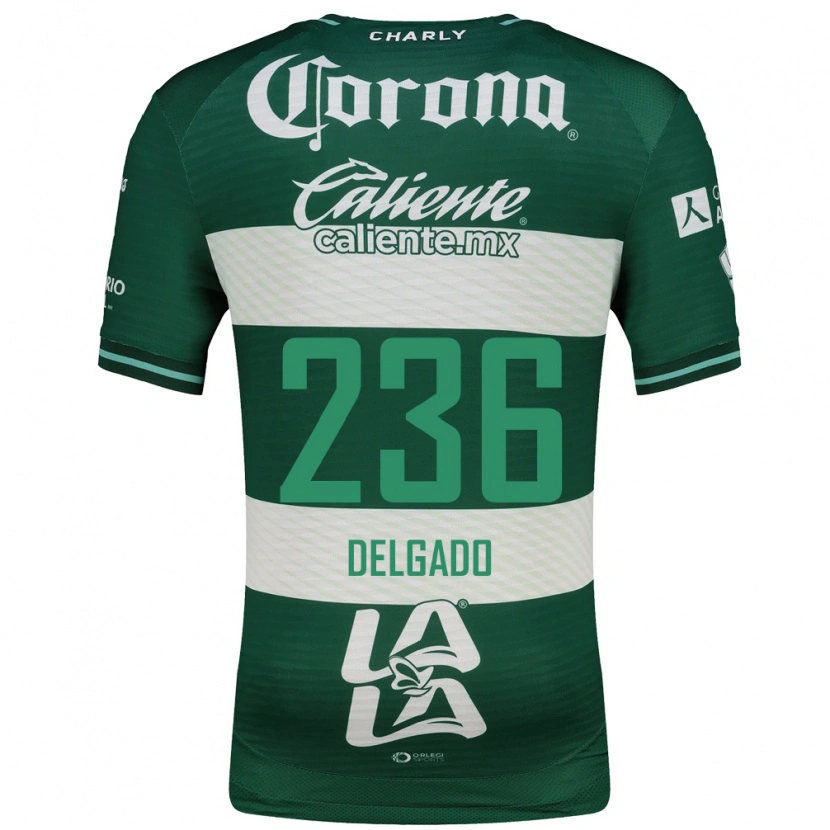 Danxen Kid Ansel Delgado #236 Green White Home Jersey 2026/27 T-Shirt