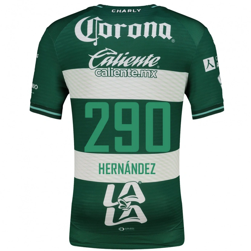 Danxen Kid Juan Hernández #290 Green White Home Jersey 2026/27 T-Shirt