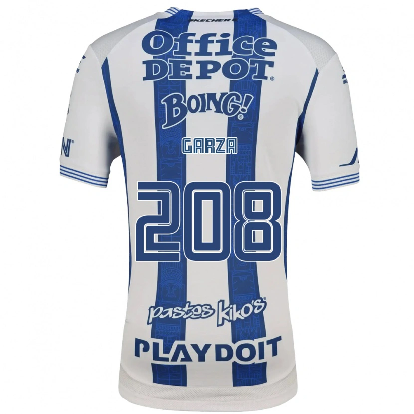 Danxen Kid Ricardo Garza #208 White Navy Blue Home Jersey 2026/27 T-Shirt