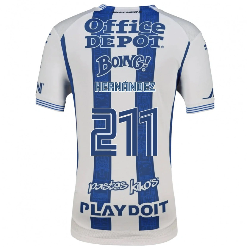 Danxen Kid Cristóbal Hernández #211 White Navy Blue Home Jersey 2026/27 T-Shirt