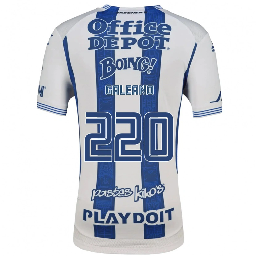 Danxen Kid Rony Galeano #220 White Navy Blue Home Jersey 2026/27 T-Shirt