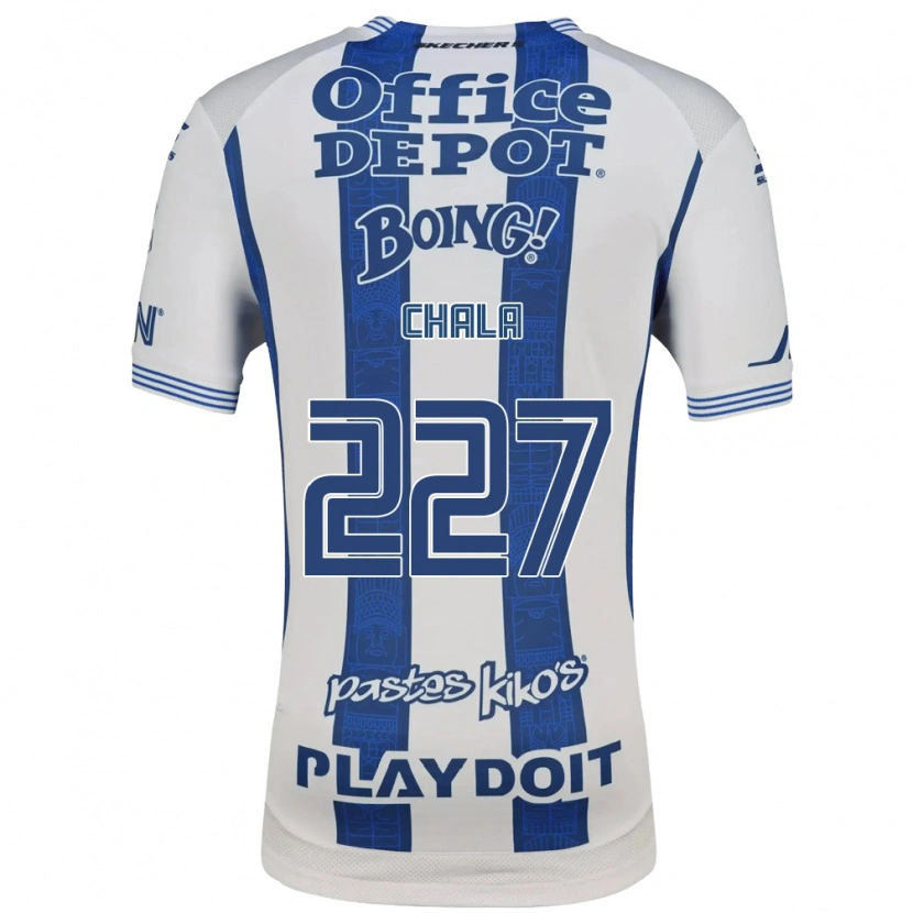 Danxen Kid Jean Chala #227 White Navy Blue Home Jersey 2026/27 T-Shirt