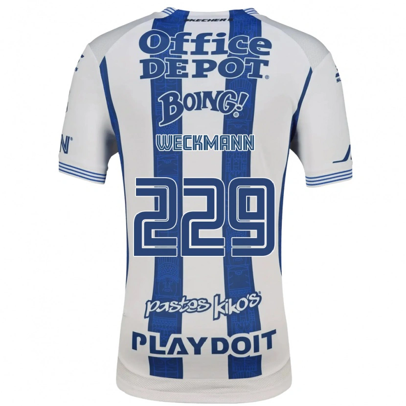 Danxen Kid Hugo Weckmann #229 White Navy Blue Home Jersey 2026/27 T-Shirt