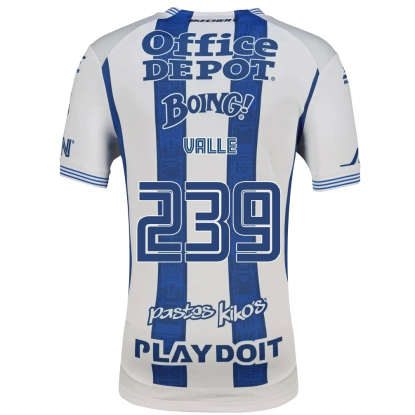 Danxen Kid Cristhian Valle #239 White Navy Blue Home Jersey 2026/27 T-Shirt