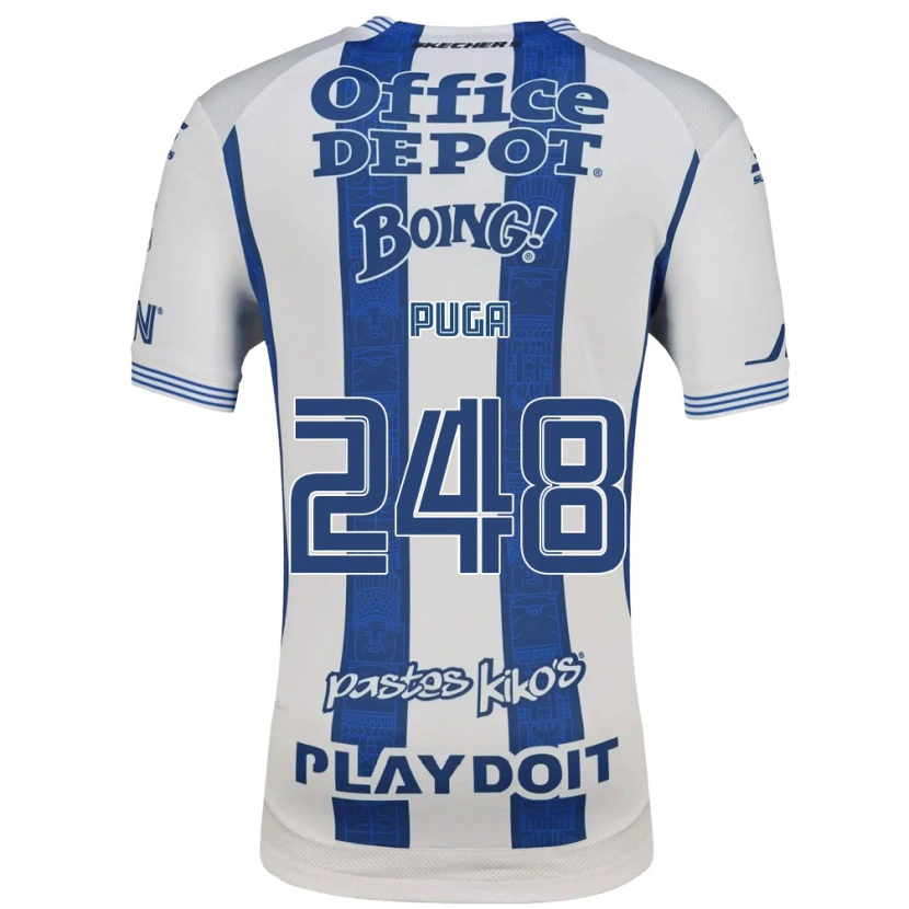 Danxen Kid Luis Puga #248 White Navy Blue Home Jersey 2026/27 T-Shirt