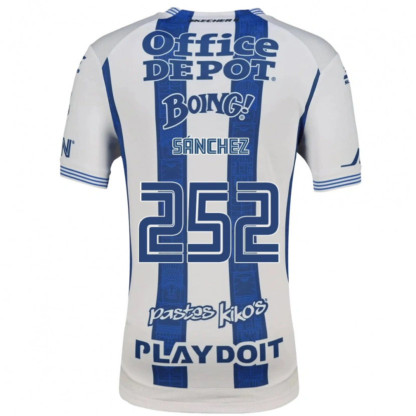 Danxen Kid Eliud Sánchez #252 White Navy Blue Home Jersey 2026/27 T-Shirt