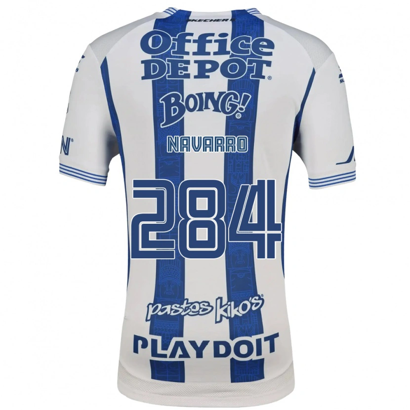 Danxen Kid José Navarro #284 White Navy Blue Home Jersey 2026/27 T-Shirt