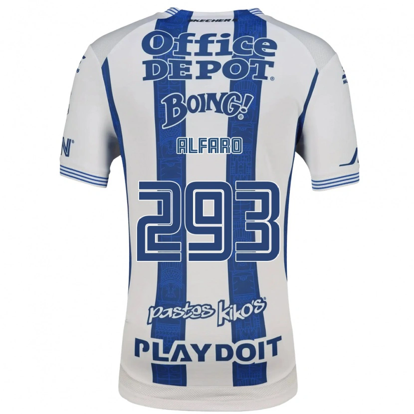 Danxen Kid Cristóbal Alfaro #293 White Navy Blue Home Jersey 2026/27 T-Shirt