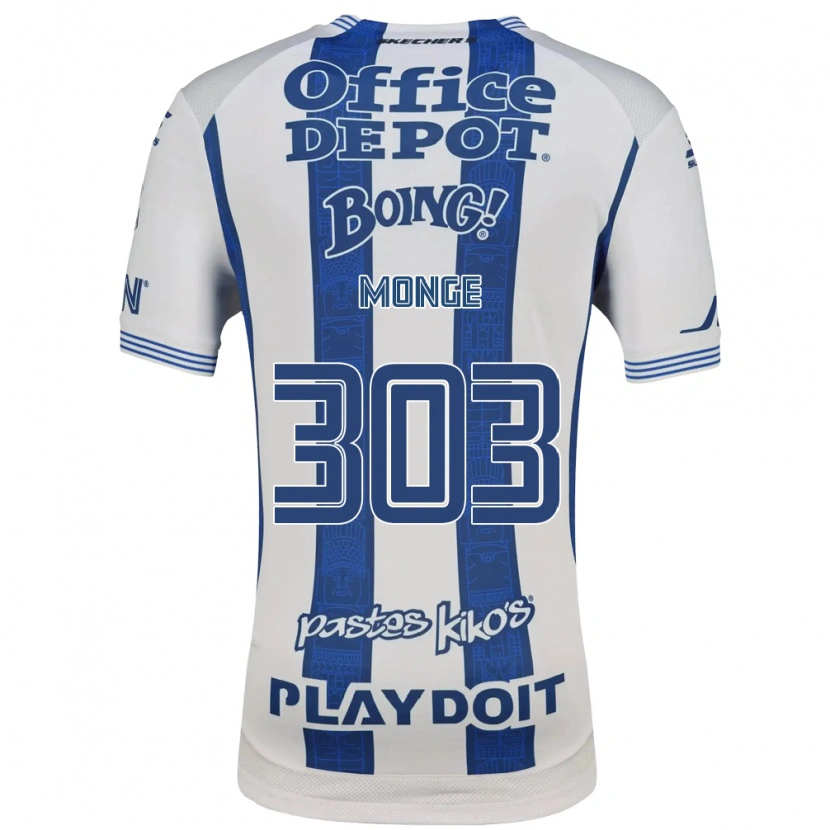 Danxen Kid Abel Monge #303 White Navy Blue Home Jersey 2026/27 T-Shirt