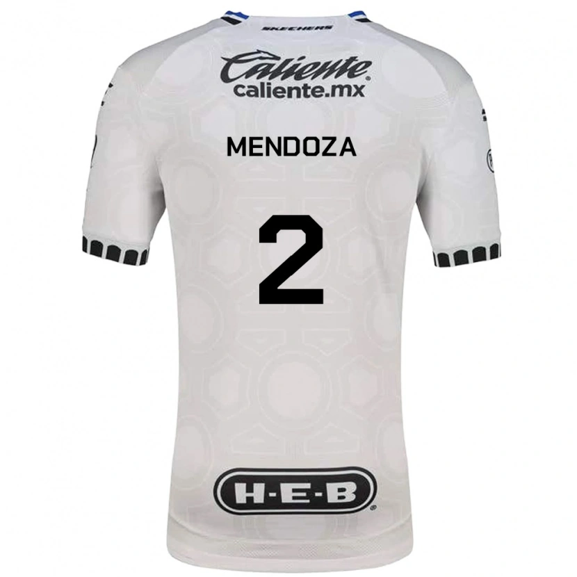 Danxen Kid Omar Mendoza #2 White Black Blue Home Jersey 2026/27 T-Shirt