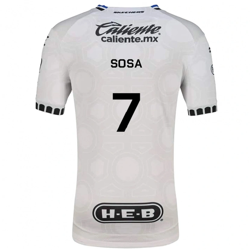 Danxen Kid Samuel Sosa #7 White Black Blue Home Jersey 2026/27 T-Shirt