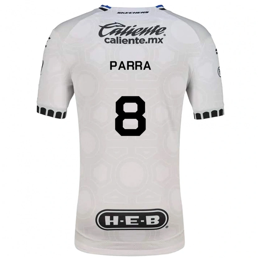 Danxen Kid Bernardo Parra #8 White Black Blue Home Jersey 2026/27 T-Shirt