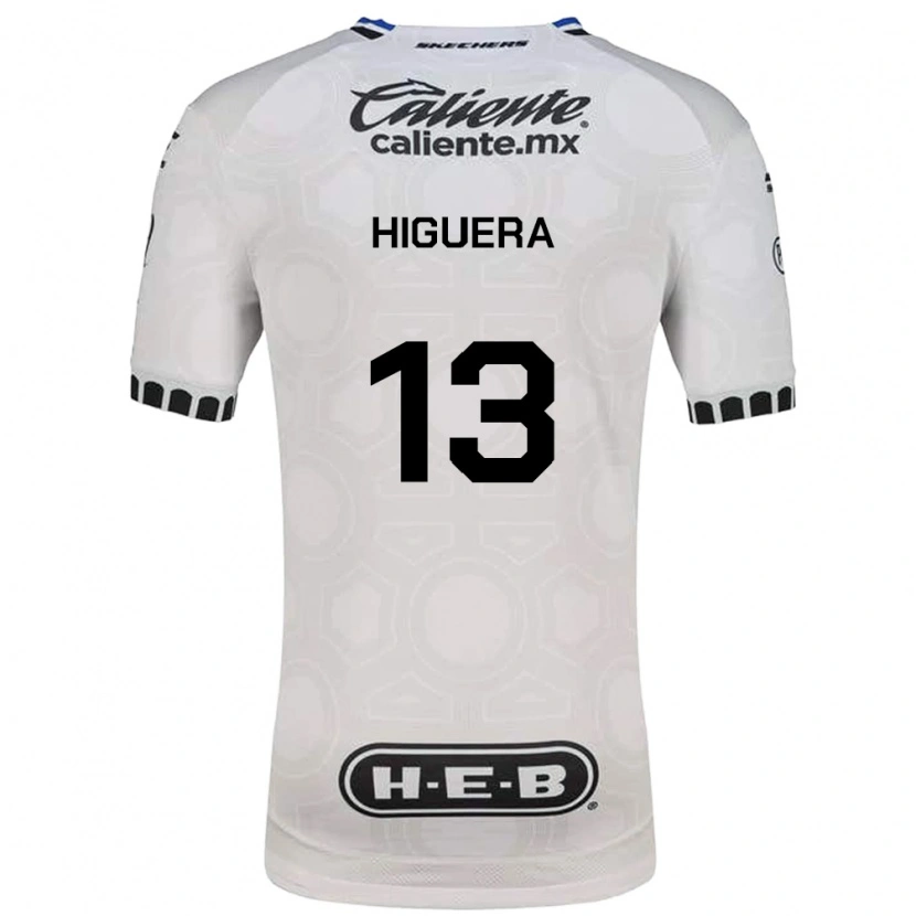 Danxen Kid Carlos Higuera #13 White Black Blue Home Jersey 2026/27 T-Shirt