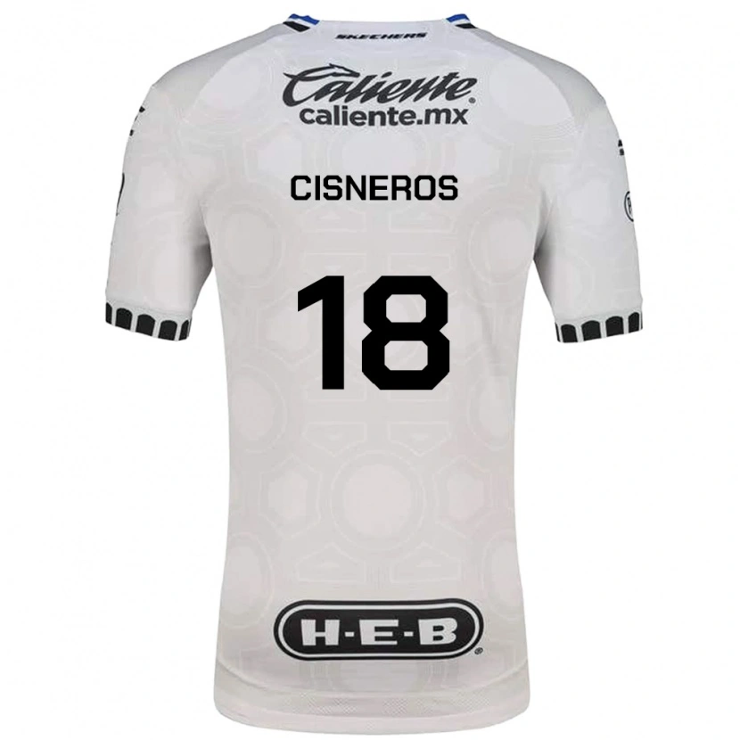 Danxen Kid Ronaldo Cisneros #18 White Black Blue Home Jersey 2026/27 T-Shirt