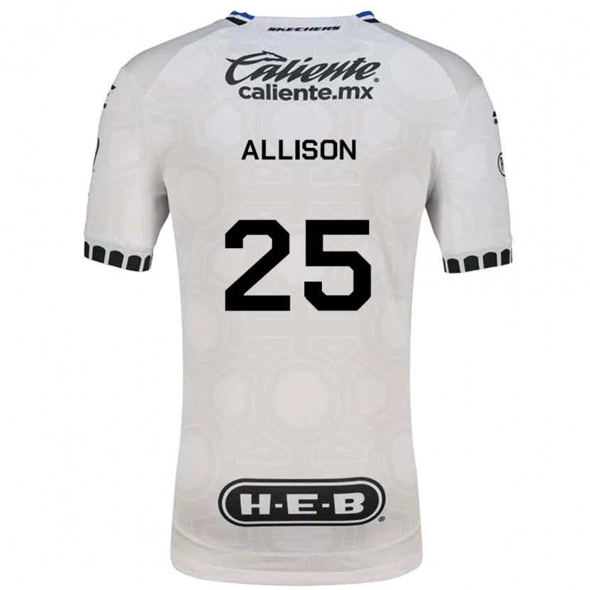 Danxen Kid Guillermo Allison #25 White Black Blue Home Jersey 2026/27 T-Shirt