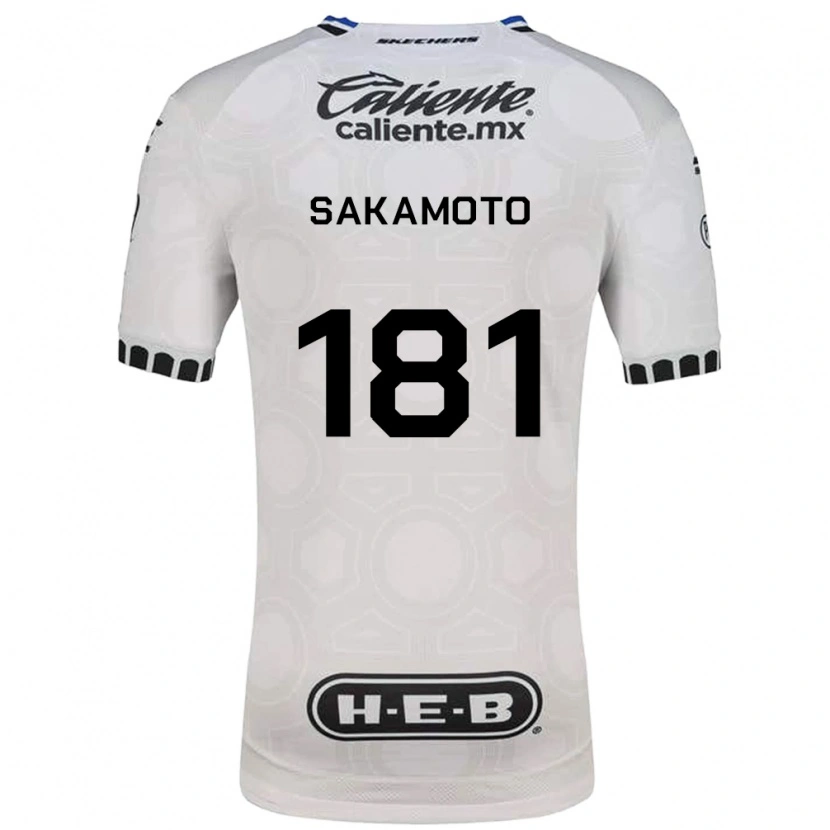Danxen Kid Stellan Sakamoto #181 White Black Blue Home Jersey 2026/27 T-Shirt