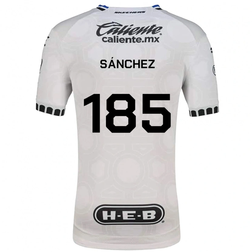 Danxen Kid Saúl Sánchez #185 White Black Blue Home Jersey 2026/27 T-Shirt