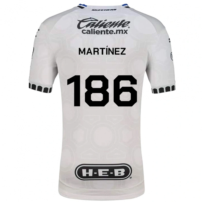 Danxen Kid Leonardo Martínez #186 White Black Blue Home Jersey 2026/27 T-Shirt