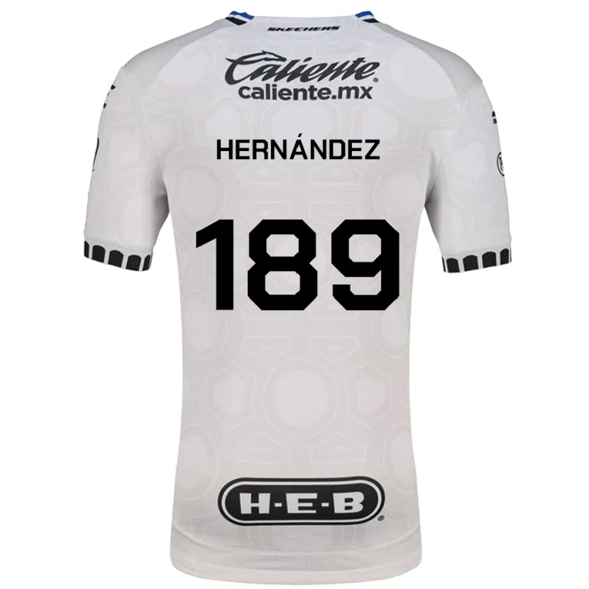 Danxen Kid Sebastián Hernández #189 White Black Blue Home Jersey 2026/27 T-Shirt