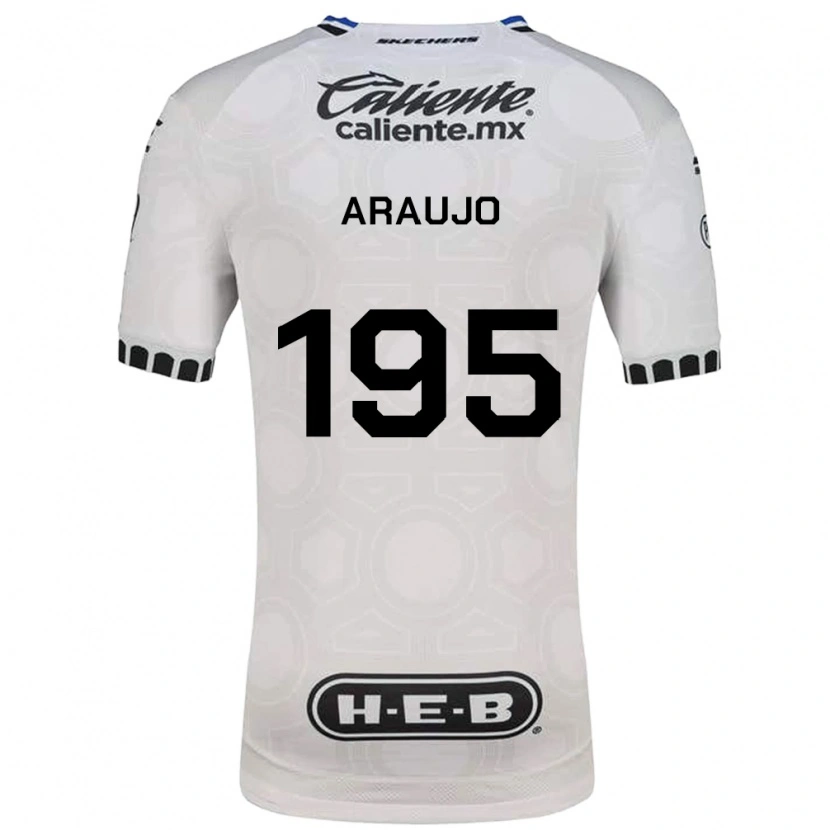 Danxen Kid Diego Araujo #195 White Black Blue Home Jersey 2026/27 T-Shirt