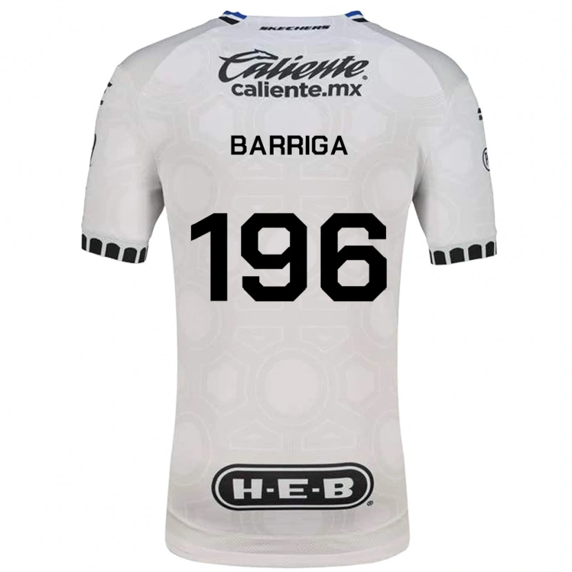 Danxen Kid Juan Barriga #196 White Black Blue Home Jersey 2026/27 T-Shirt