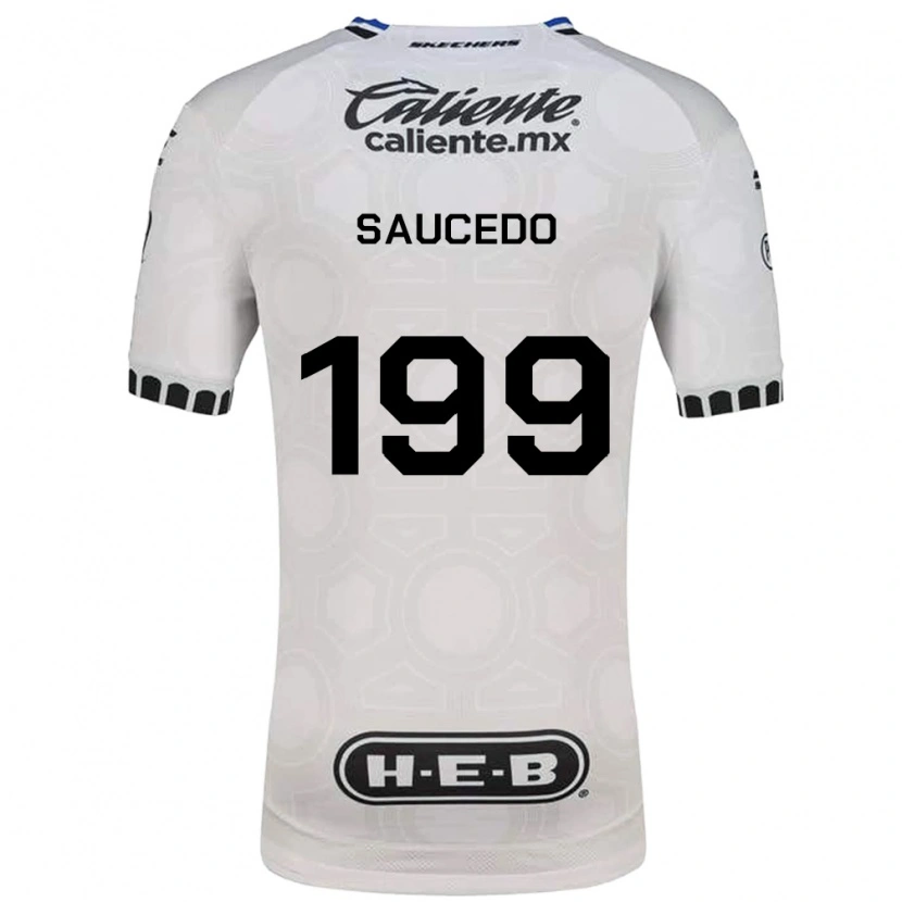 Danxen Kid Christian Saucedo #199 White Black Blue Home Jersey 2026/27 T-Shirt
