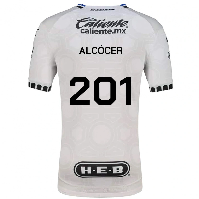 Danxen Kid Julián Alcócer #201 White Black Blue Home Jersey 2026/27 T-Shirt