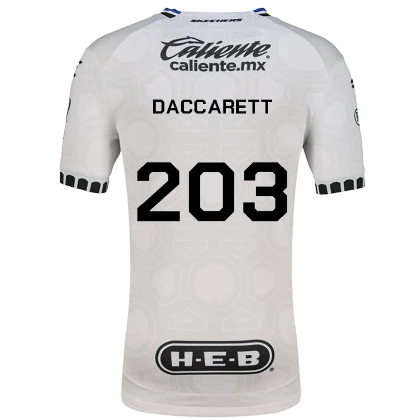 Danxen Kid Juan Daccarett #203 White Black Blue Home Jersey 2026/27 T-Shirt