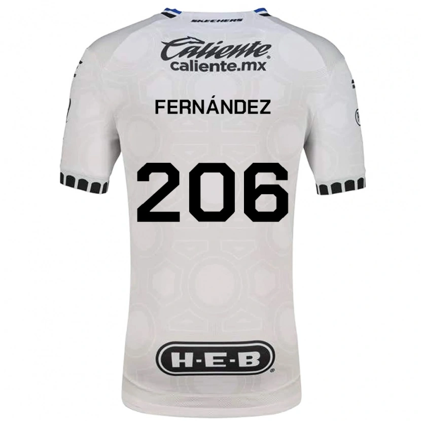 Danxen Kid Erik Fernández #206 White Black Blue Home Jersey 2026/27 T-Shirt