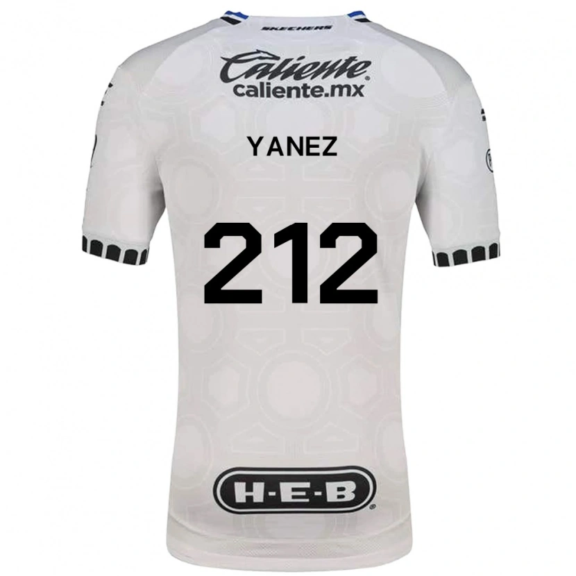 Danxen Kid Sebastián Yánez #212 White Black Blue Home Jersey 2026/27 T-Shirt