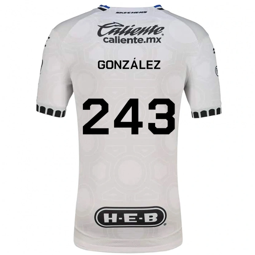Danxen Kid Leonardo González #243 White Black Blue Home Jersey 2026/27 T-Shirt