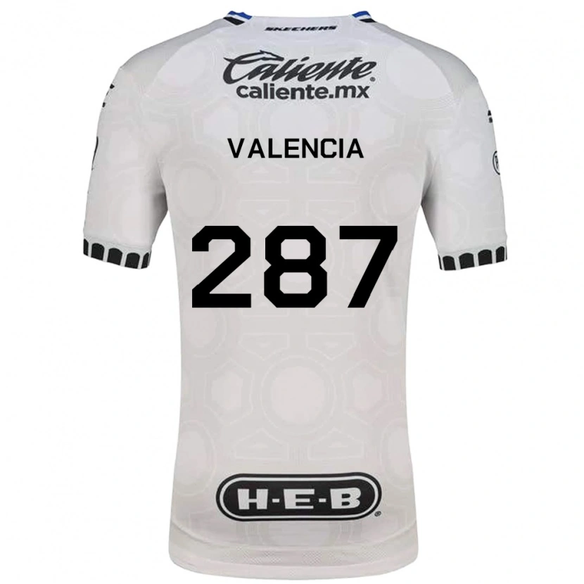 Danxen Kid Santiago Valencia #287 White Black Blue Home Jersey 2026/27 T-Shirt