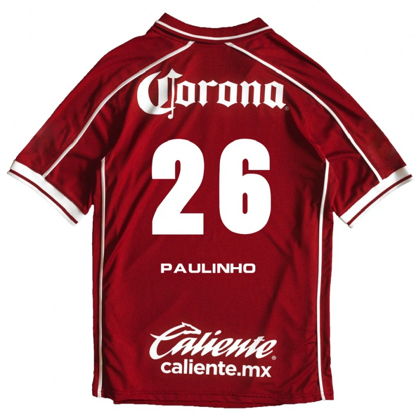 Danxen Kid Paulinho #26 White Red Home Jersey 2026/27 T-Shirt