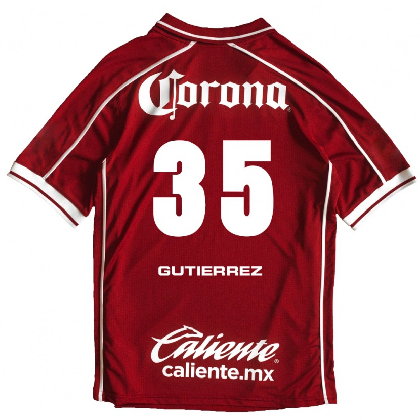 Danxen Kid Érick Gutiérrez #35 White Red Home Jersey 2026/27 T-Shirt