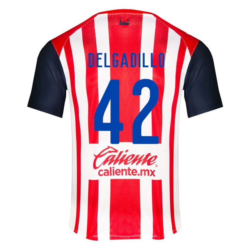 Danxen Kid Diego Delgadillo #42 Red Black White Home Jersey 2026/27 T-Shirt