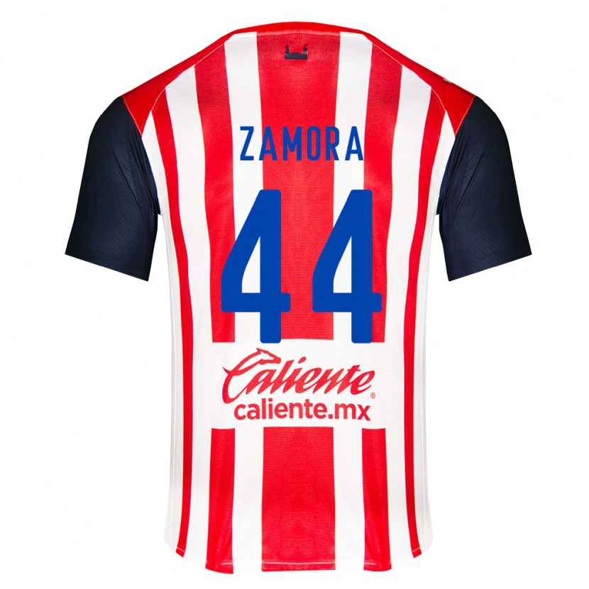 Danxen Kid Saúl Zamora #44 Red Black White Home Jersey 2026/27 T-Shirt