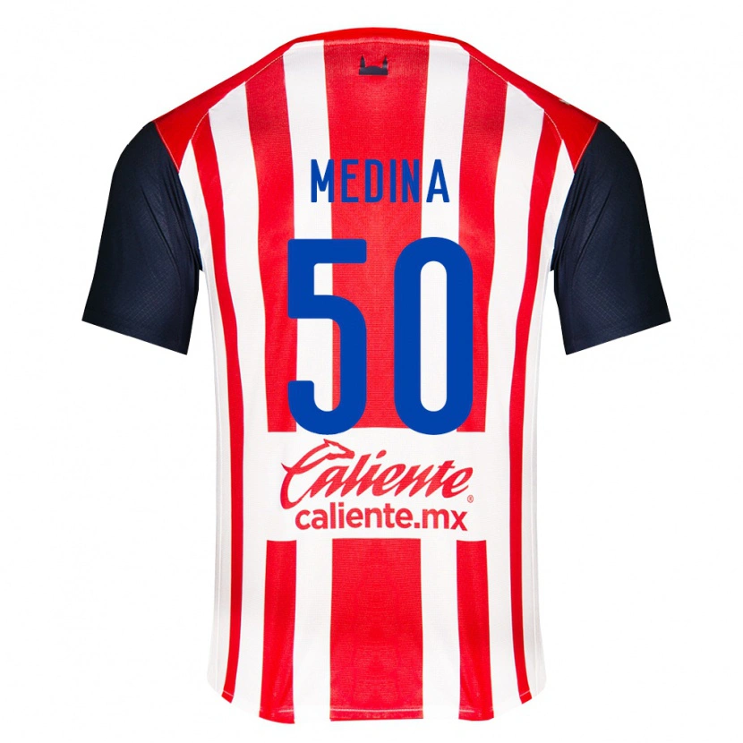 Danxen Kid Cruz Medina #50 Red Black White Home Jersey 2026/27 T-Shirt