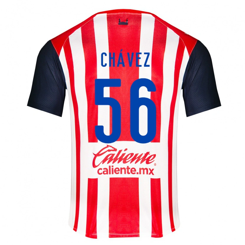 Danxen Kid Ángel Chávez #56 Red Black White Home Jersey 2026/27 T-Shirt