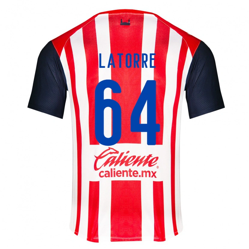Danxen Kid Diego Latorre #64 Red Black White Home Jersey 2026/27 T-Shirt
