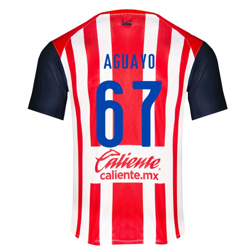 Danxen Kid Sergio Aguayo #67 Red Black White Home Jersey 2026/27 T-Shirt