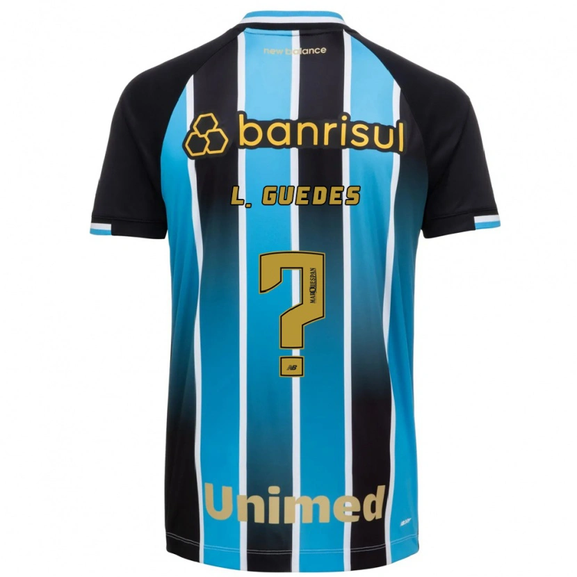 Danxen Kid Luis Guedes #0 Blue Brown Black Home Jersey 2026/27 T-Shirt