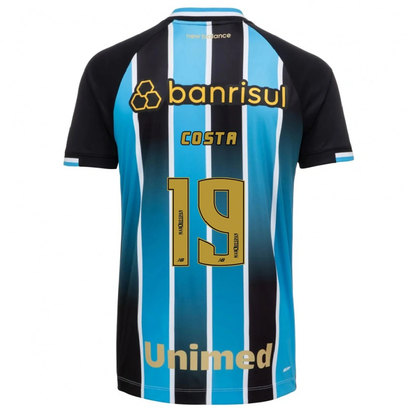 Danxen Kid Diego Costa #19 Blue Brown Black Home Jersey 2026/27 T-Shirt