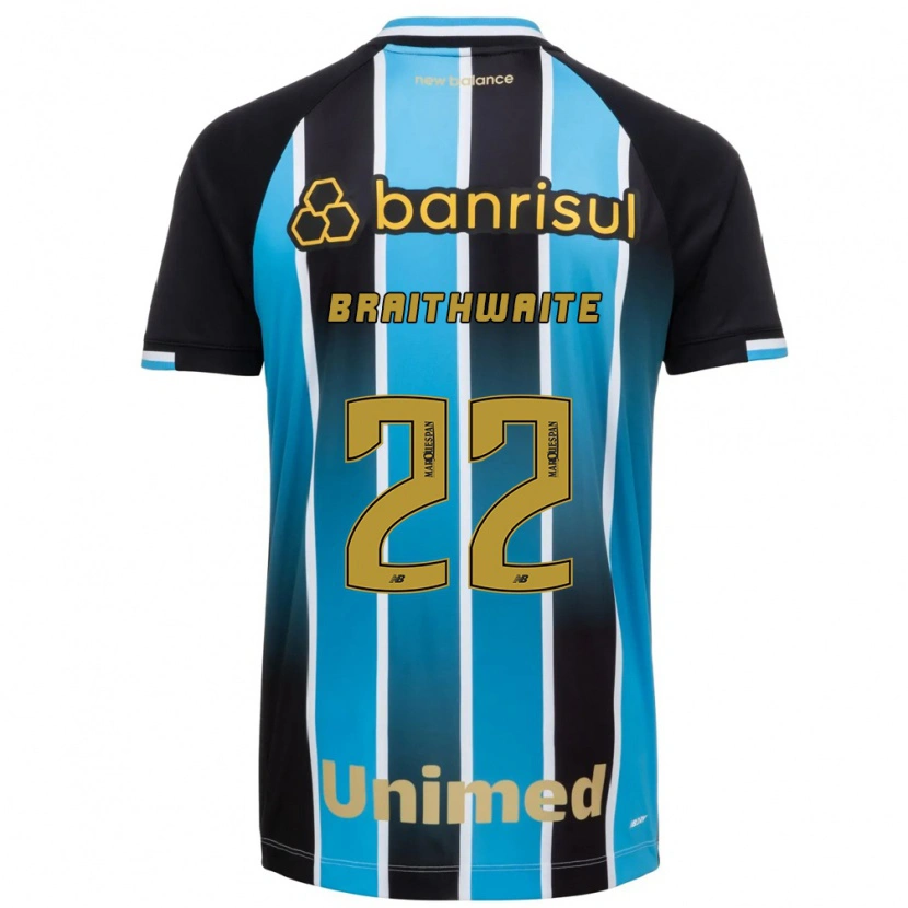 Danxen Kid Martin Braithwaite #22 Blue Brown Black Home Jersey 2026/27 T-Shirt