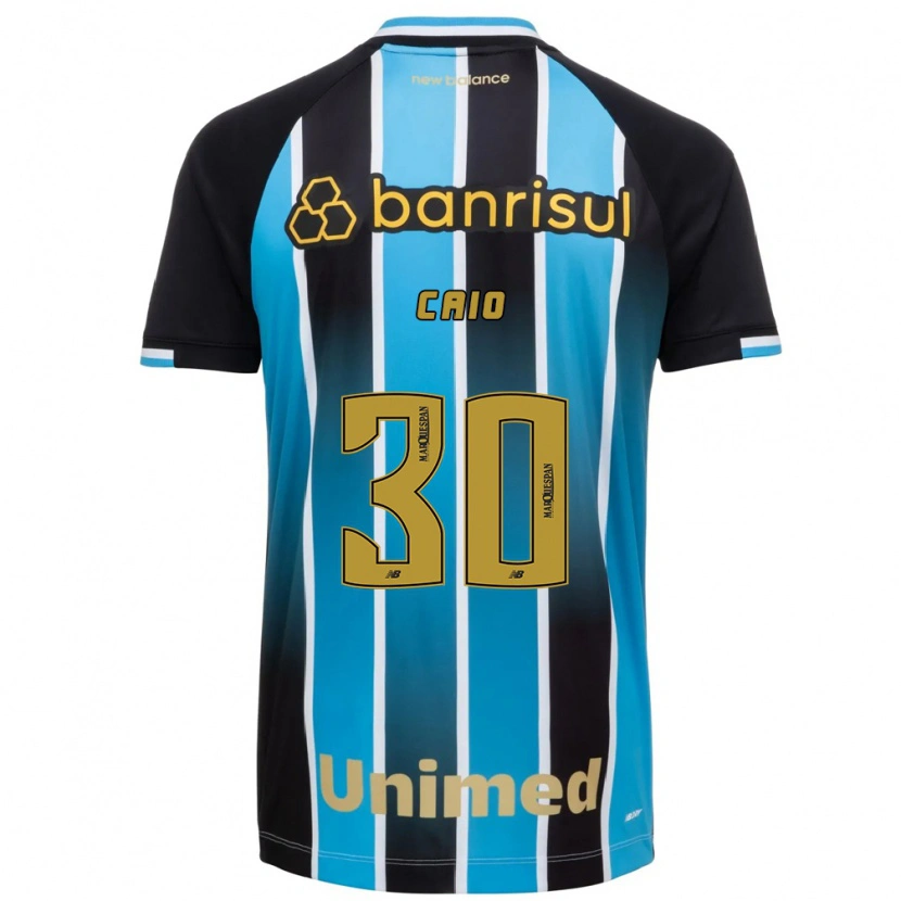 Danxen Kid Rodrigo Caio #30 Blue Brown Black Home Jersey 2026/27 T-Shirt
