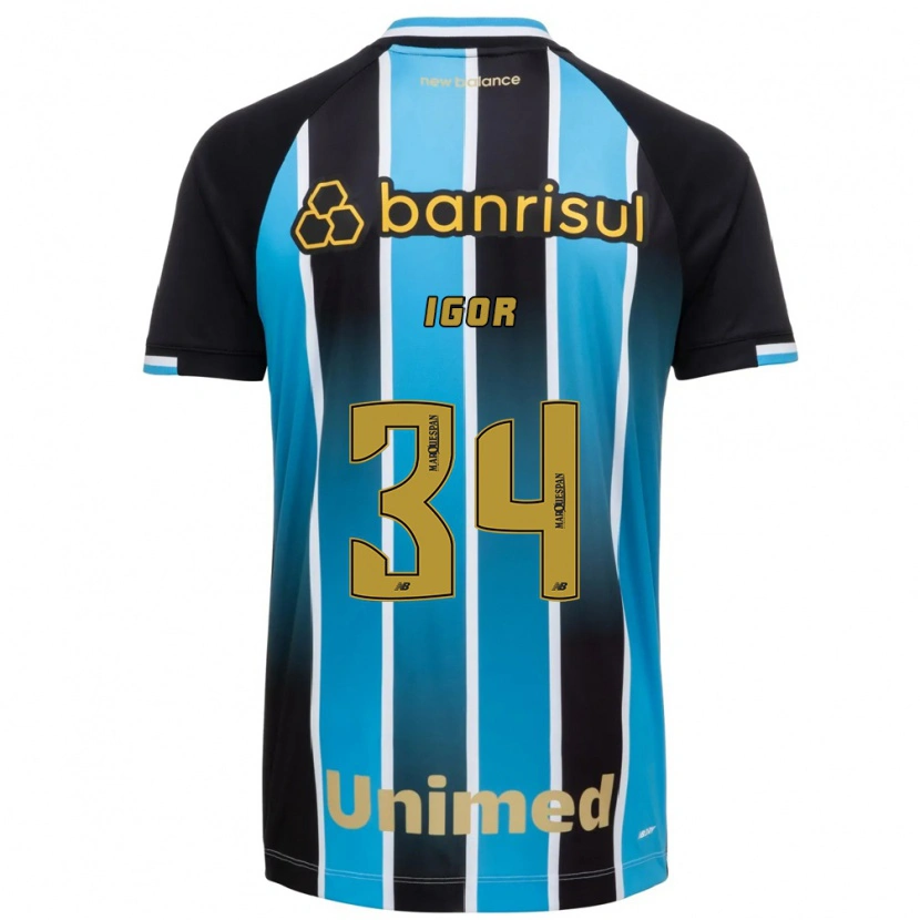 Danxen Kid Igor #34 Blue Brown Black Home Jersey 2026/27 T-Shirt