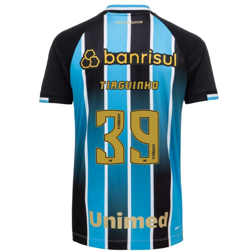 Danxen Kid Tiaguinho #39 Blue Brown Black Home Jersey 2026/27 T-Shirt