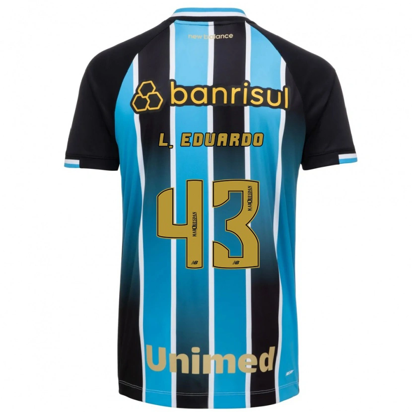 Danxen Kid Luis Eduardo #43 Blue Brown Black Home Jersey 2026/27 T-Shirt