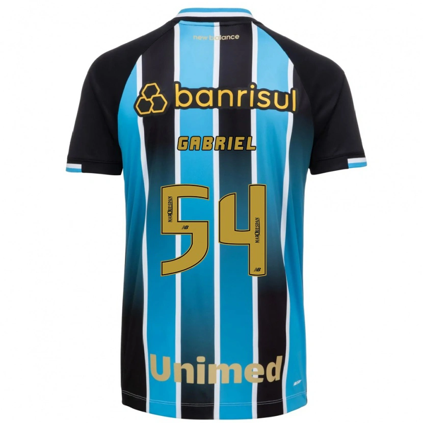Danxen Kid Pedro Gabriel #54 Blue Brown Black Home Jersey 2026/27 T-Shirt