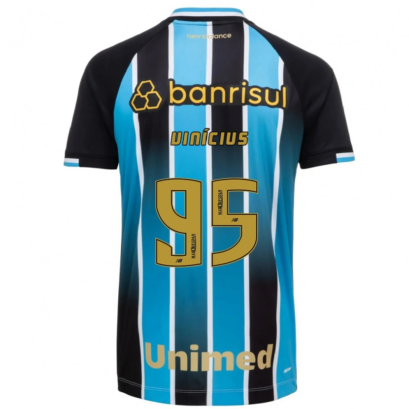 Danxen Kid Carlos Vinícius #95 Blue Brown Black Home Jersey 2026/27 T-Shirt